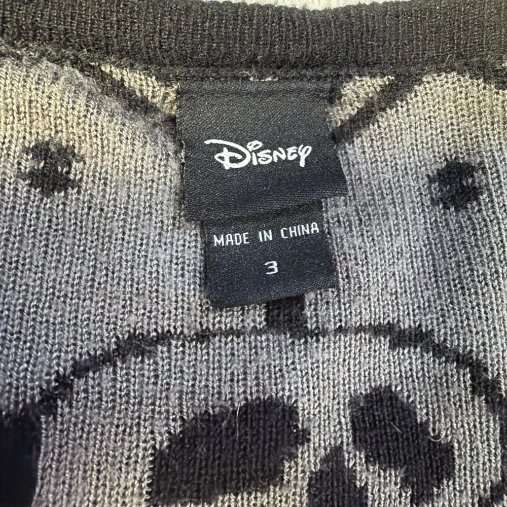 Disney Villians Open Drape Cardigan Waterfall Front‎ Knit All over pattern SZ 3X - Picture 2 of 7